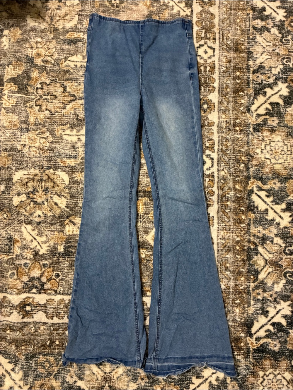 No Boundaries Light Blue Flare Jeans